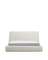 Кровать Martina со съемным чехлом из шенилла цвета экрю 160 x 200