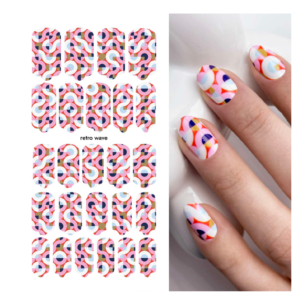 Пленки для маникюра Provocative Nails  retro wave