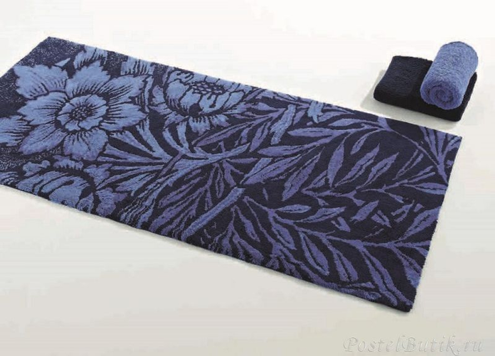 Коврик для ванной 70х140 Abyss & Habidecor Blue Португалия