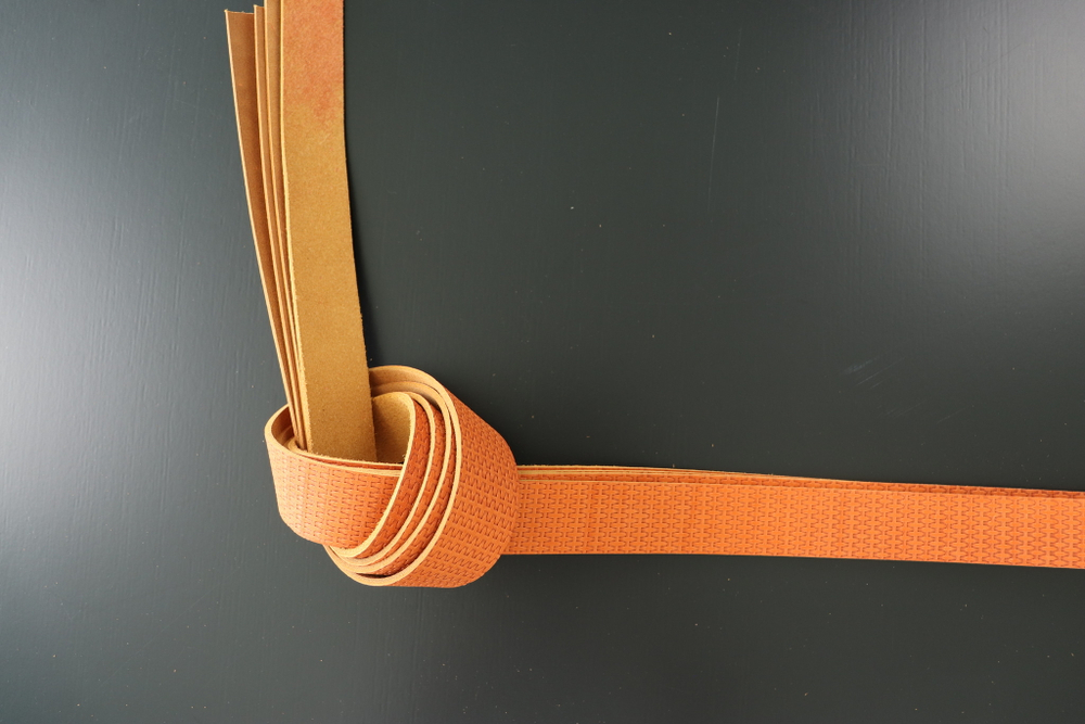 Ременная заготовка Рыжая + Плита Плетение