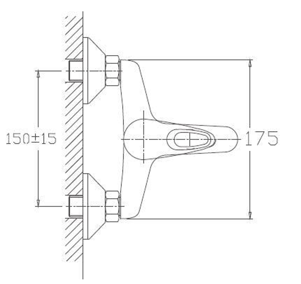 Смеситель для ванны и душа Haiba HB3015