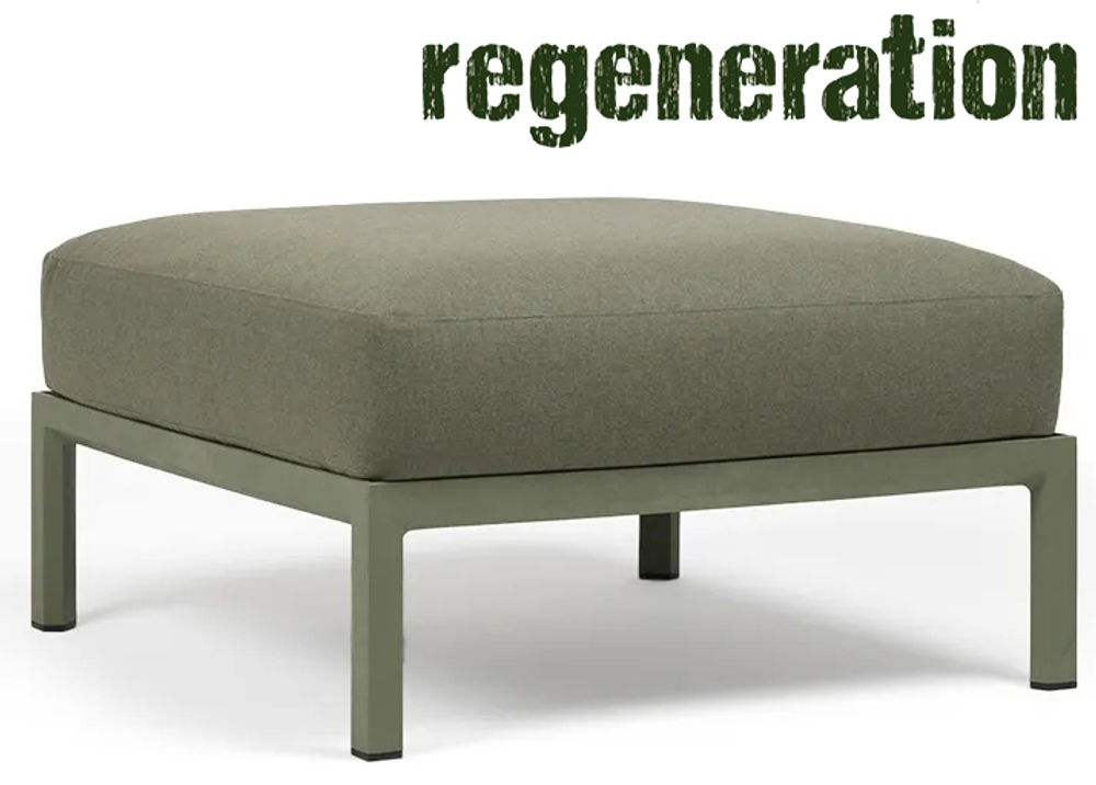 Пуф пластиковый с подушкой Nardi Maximo Pouf, кактус, тимьян