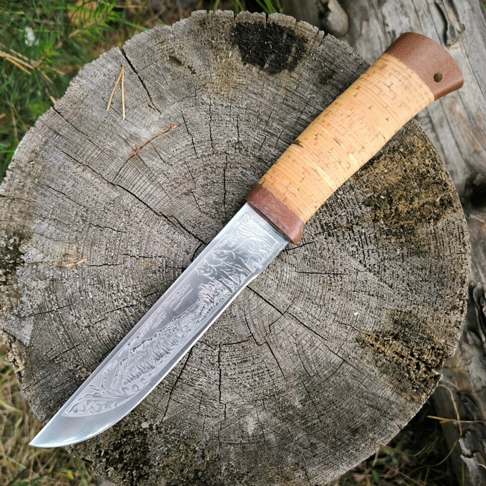 Нож туристический НС-51 Уреньга, гравировка (Златоуст)
