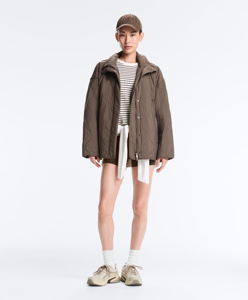 OYSHO Велосипедки Comfortlux с высокой посадкой длиной 10 см, темно-коричневый