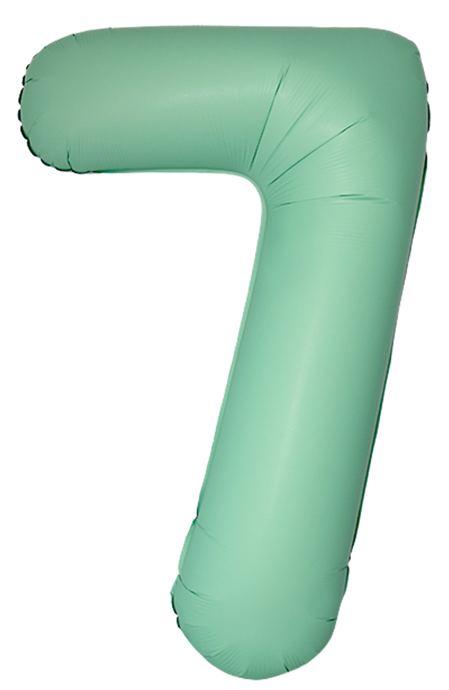FM (40&#39;&#39;/102 см) Цифра, 7 Slim, Мятный, Матовый, 1 шт. в уп.