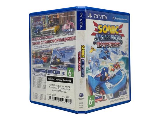 PS VITA Sonic & All-Star Racing Transformed (Б/У, Английская версия, PCSB-00190)