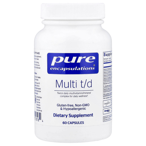 Pure Encapsulations, Multi T/D, 60 капсул