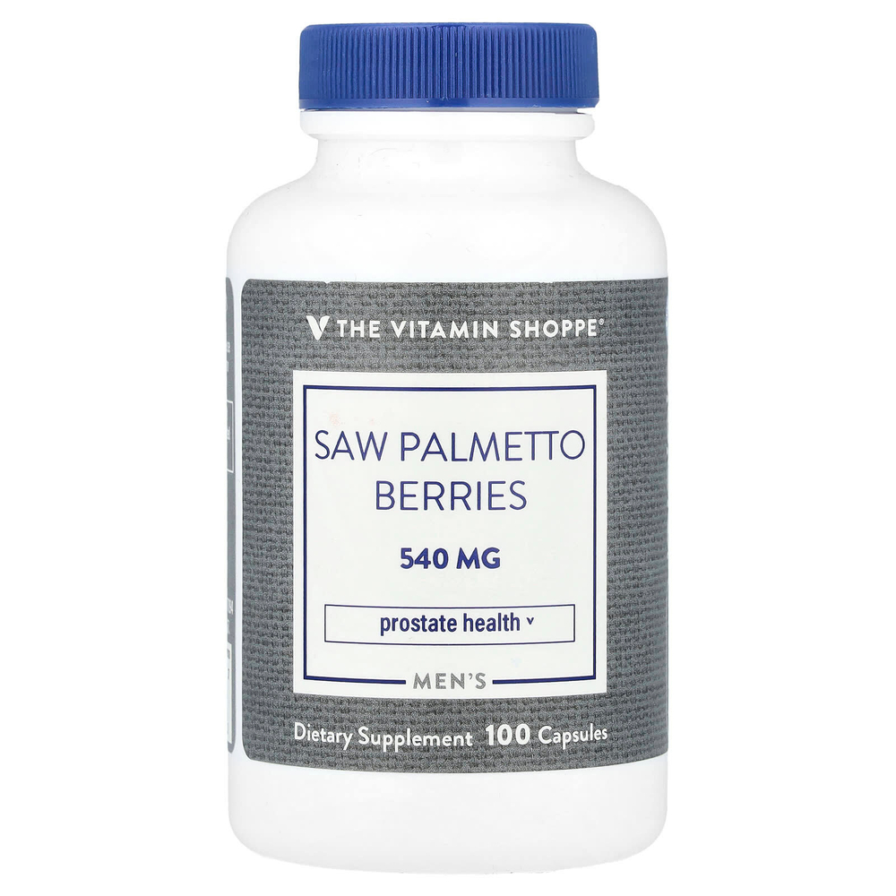 The Vitamin Shoppe, Мужские ягоды серенои, 540 мг, 100 капсул