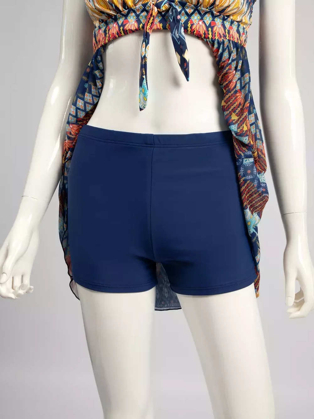 купальник раздельный танкини с шортами