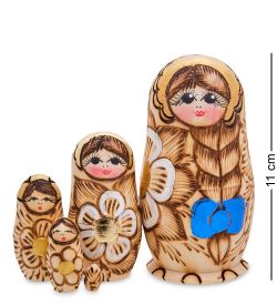 Народные промыслы МР-24/ 09-B Матрешка 5м «Грушенька» мал.