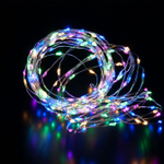 Гирлянда нить на проволоке LED Copper Lamps 300L-30м. RGB