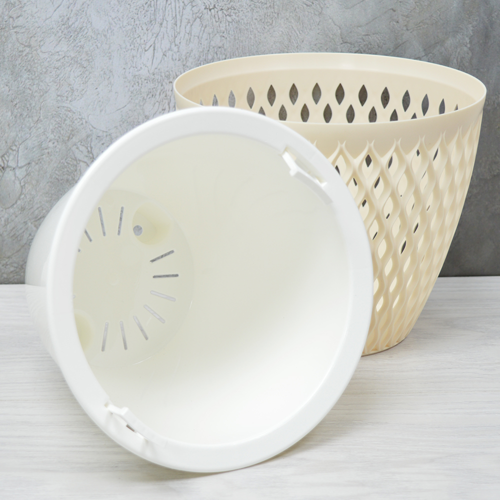 Кашпо Версаль 3л, кремовый