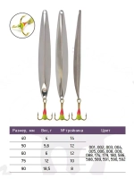 Блесна для рыбалки Raptor, 75мм, 12г, 592