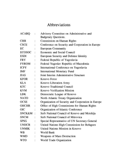 Problem of Ethnicity - The United Nations and Kosovo Crisis | Jasvir Singh