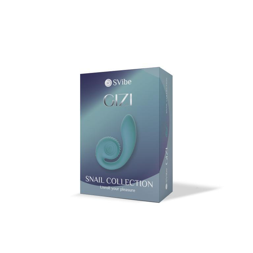 Мятный вибромассажёр SVibe Gizi (Цвет: мятный)