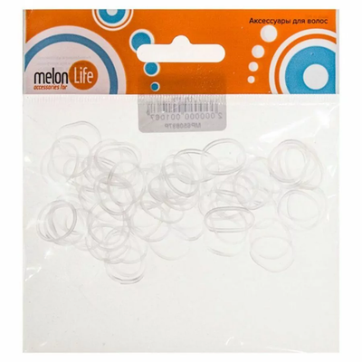 Melon Pro Резинки mini силиконовые прозрачные  в пакете