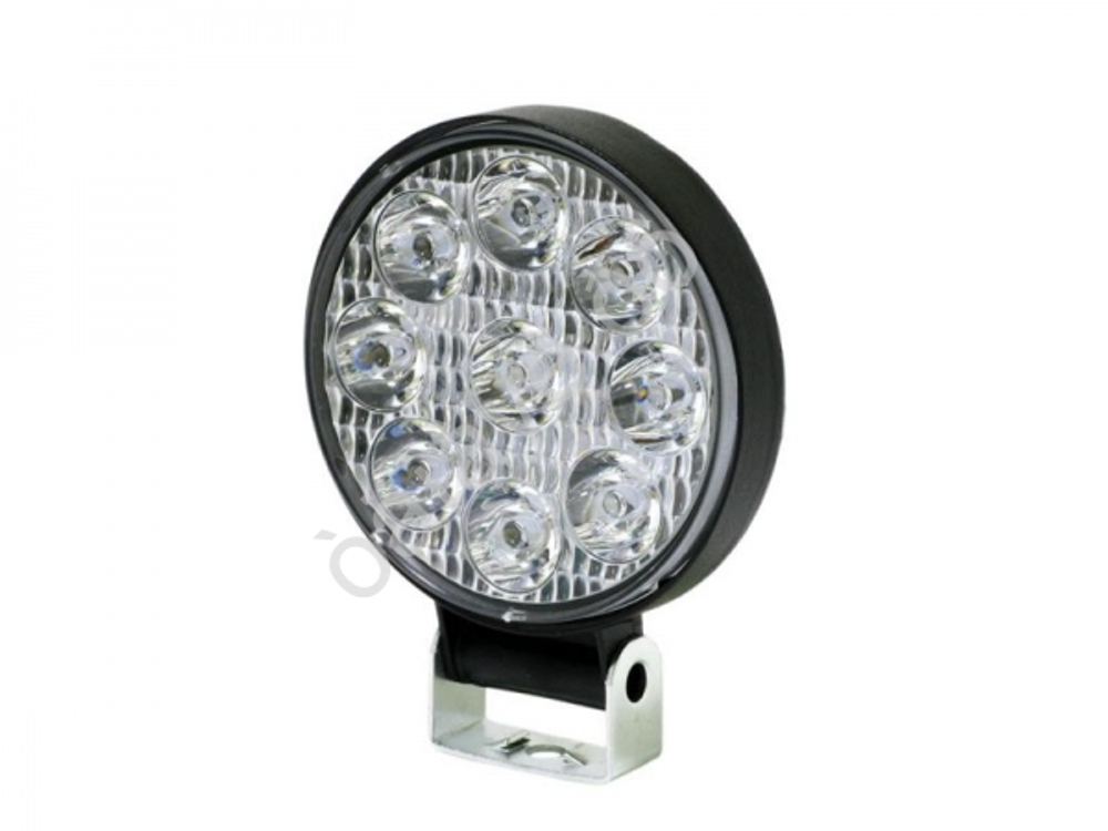 Прожектор LED-FLASH -круг (W+W+FLASH)  27W (85*17) 9SMD Стробоскоп шт Маяк L520