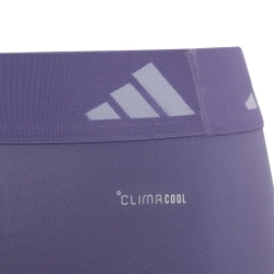 Детские шорты Adidas Girls Techfit Short Leggins - magic lilac/white