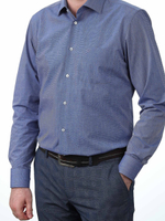 Сорочка мужская VESTER длинный рукав, хлопок/пэ 930141 58