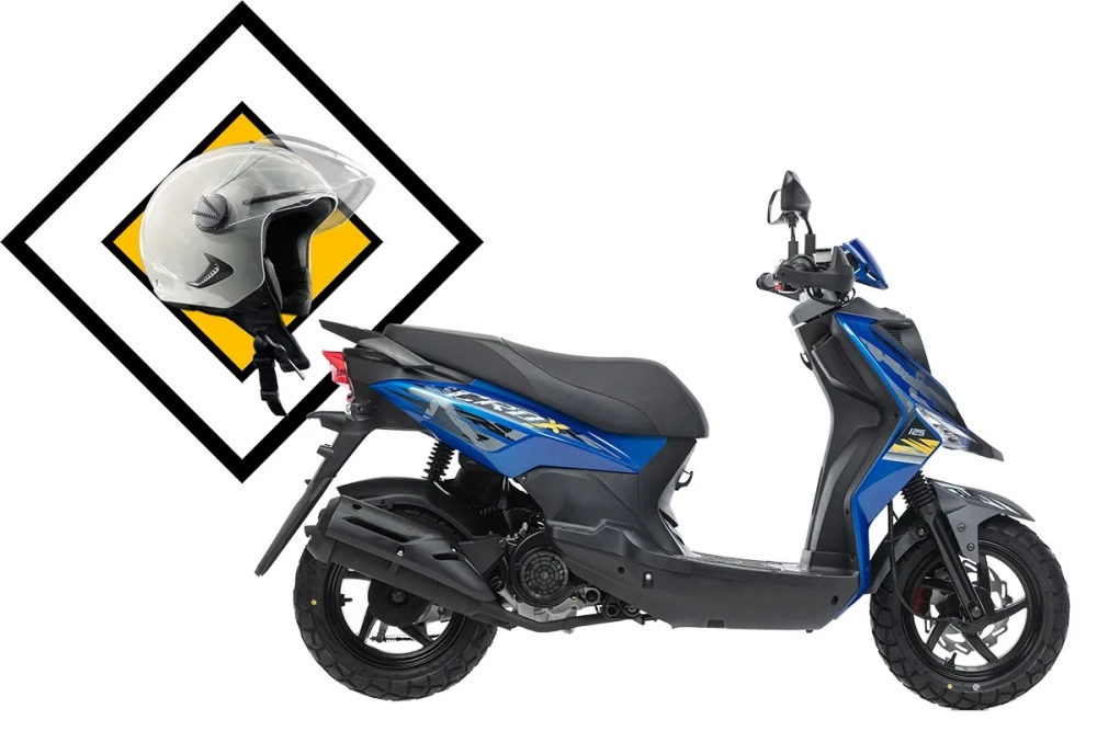 Скутер SYM CROX 125 + Шлем SYM