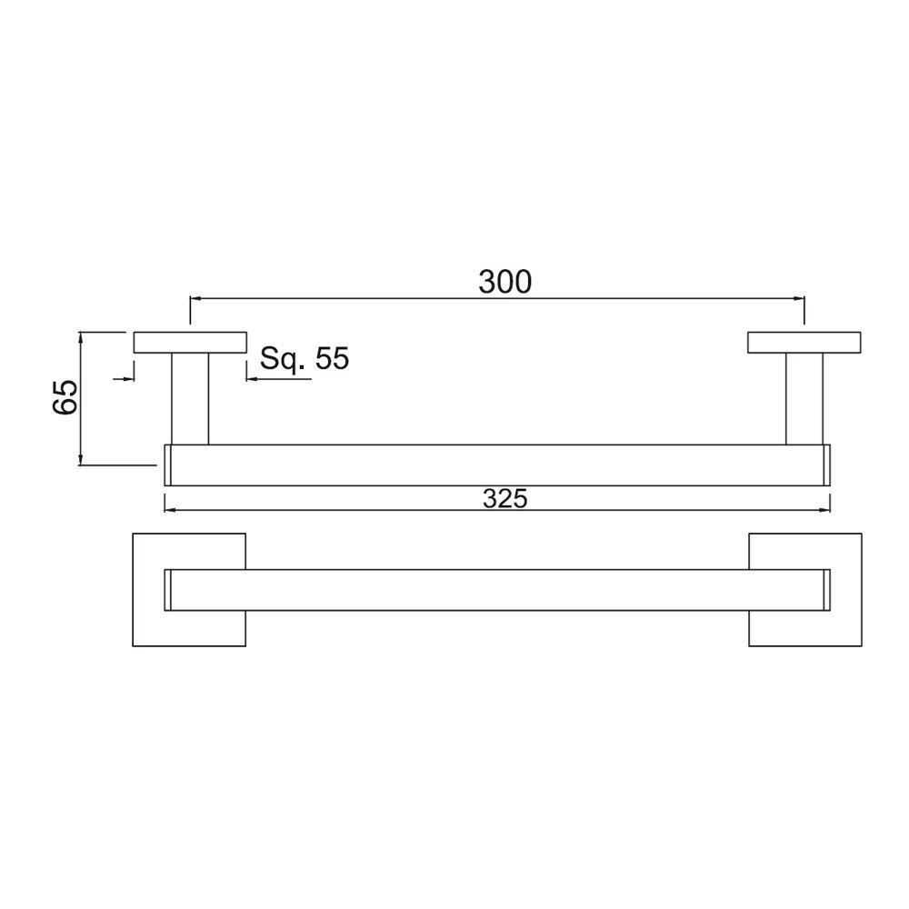 Держатель для полотенца AKP-CHR-35701PS