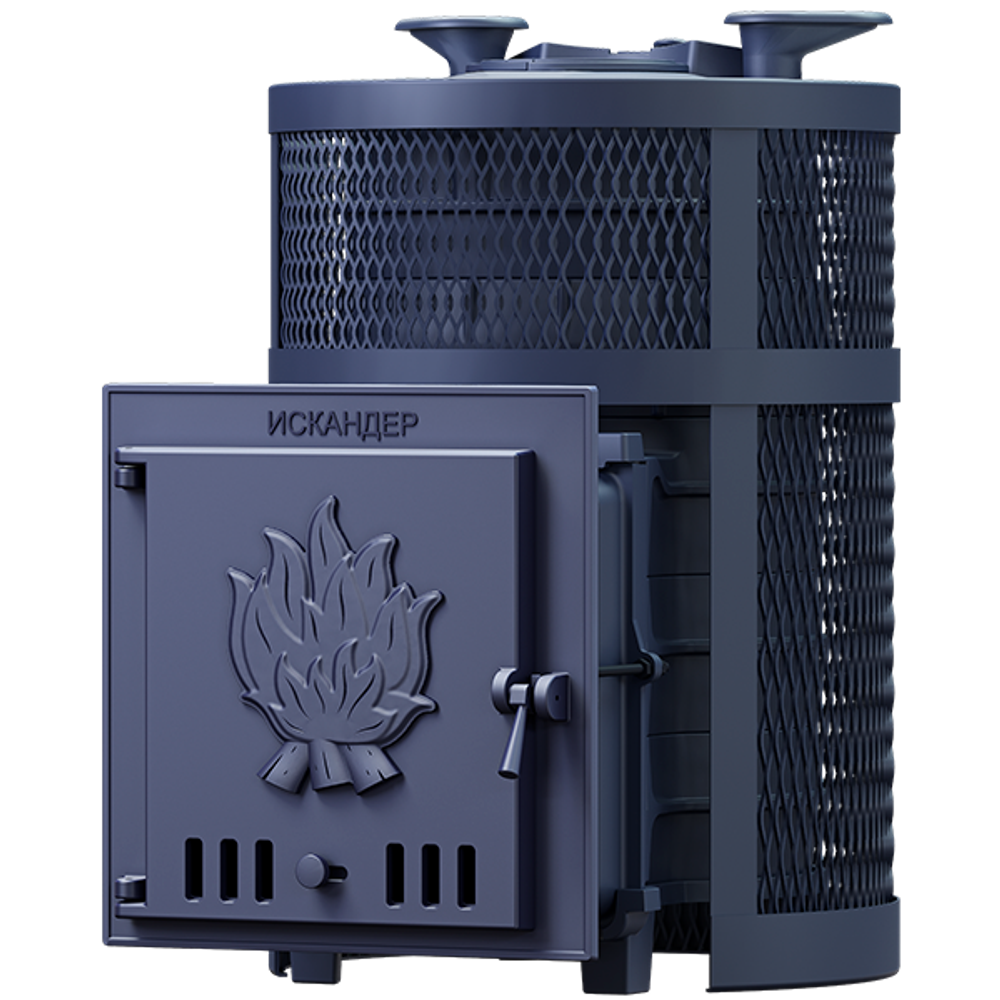 Чугунная печь для бани Искандер ЗК 18 Ураган