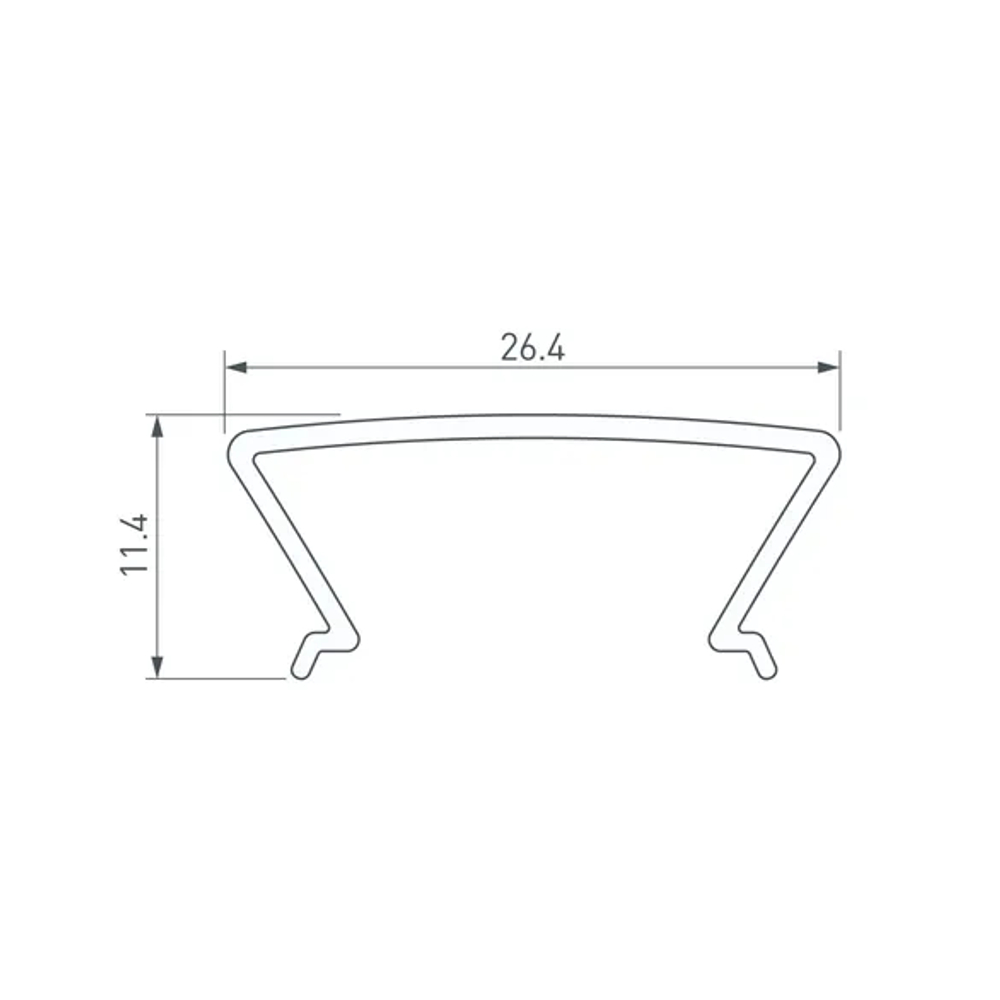 Экран FOLED-3000 OPAL-PM (Arlight, Пластик) 044855