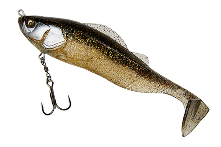 Приманка ADUSTA Pick tail swimmer 5" #208 Carp