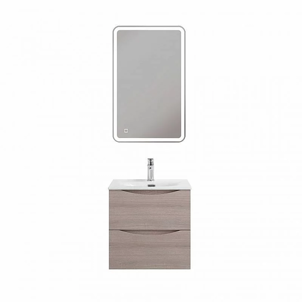 Тумба с раковиной BelBagno MARINO-CER-MINI-500-2C-SO-RG-P Rovere Grigio