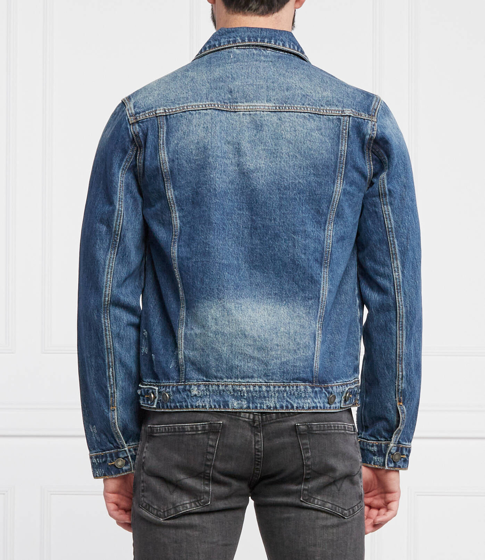 джинсовая куртка dillon GUESS - голубой(M2GXN1 D2IU0)