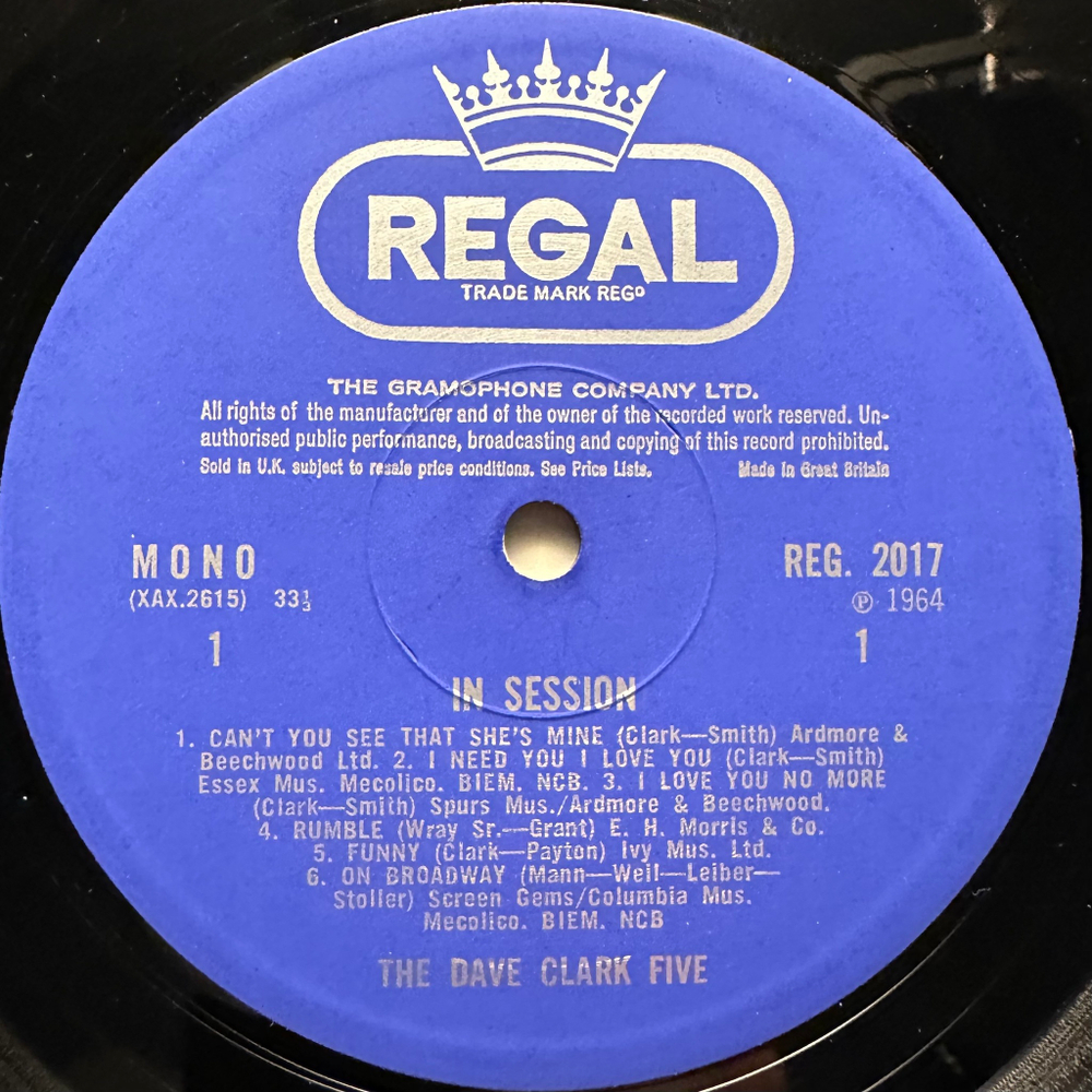 The Dave Clark Five - In Session (Англия)