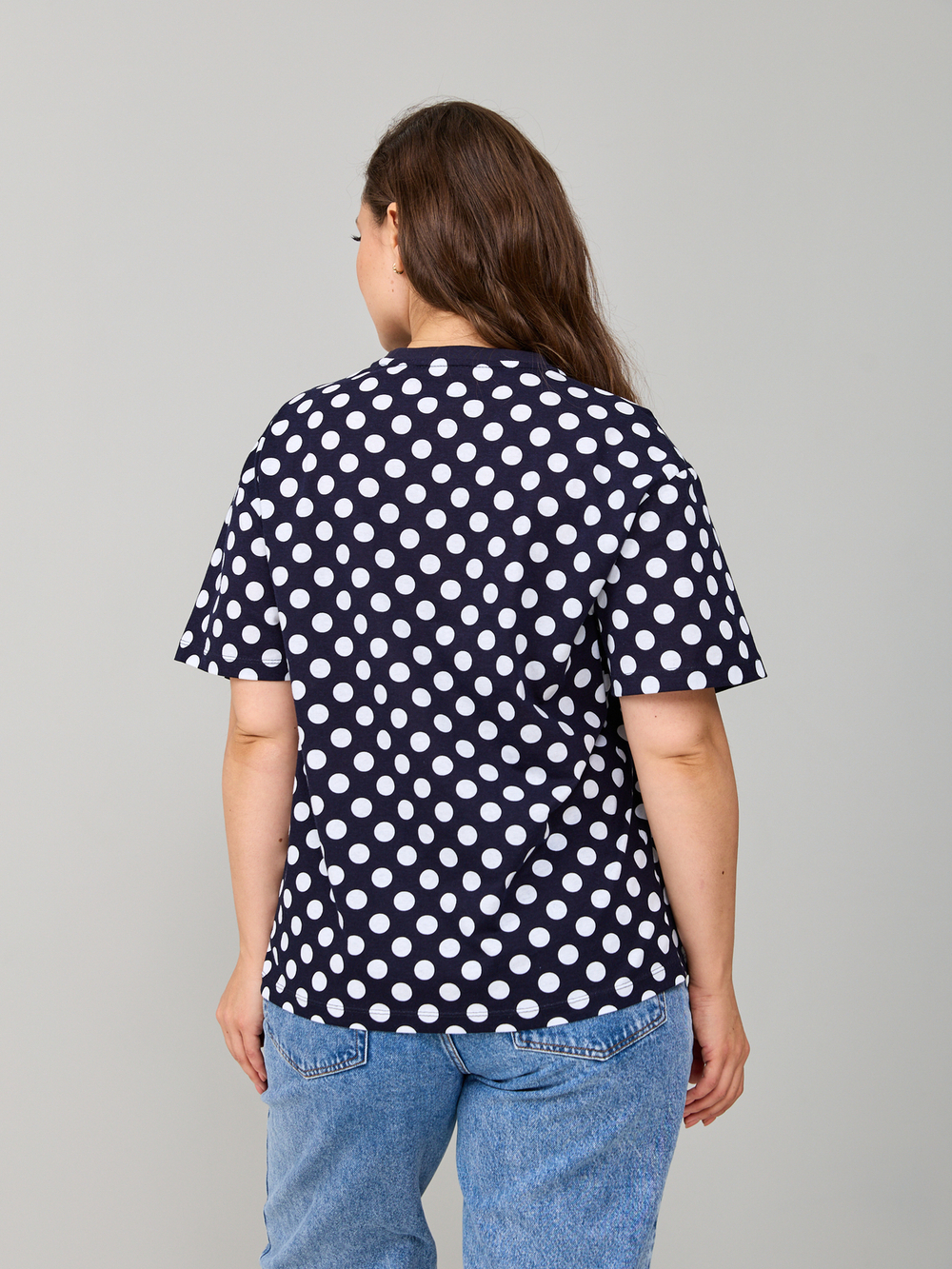 Футболка Фк-193/тсиний-горохпарижанка-п