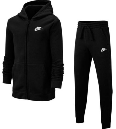 Костюм теннисный Nike Boys NSW Track Suit BF Core - black/black/black/white