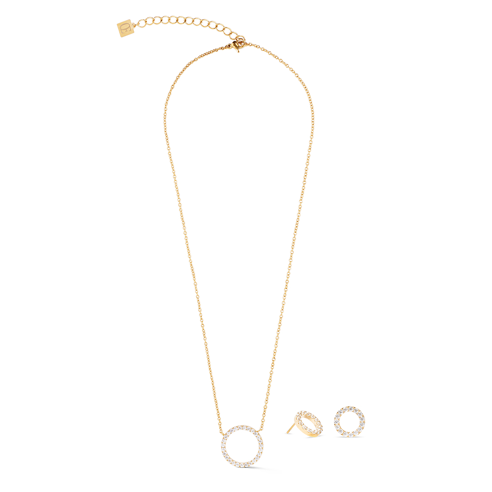 Колье Coeur de Lion Crystal-Gold 2057/10-1816 2