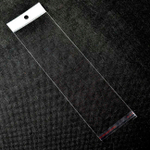 500 пакетов 4х21+6 см упаковочных прозрачных с белым подвесом и клеевым клапаном