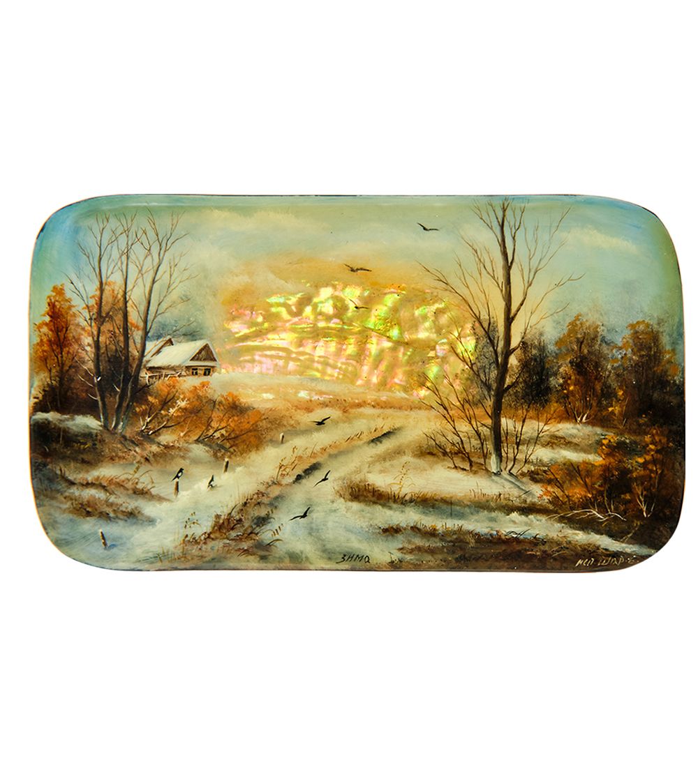 ШК-25/ 4-E Шкатулка «Зима» авт. Шор Е.