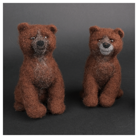 Валяная игрушка «Медведик»