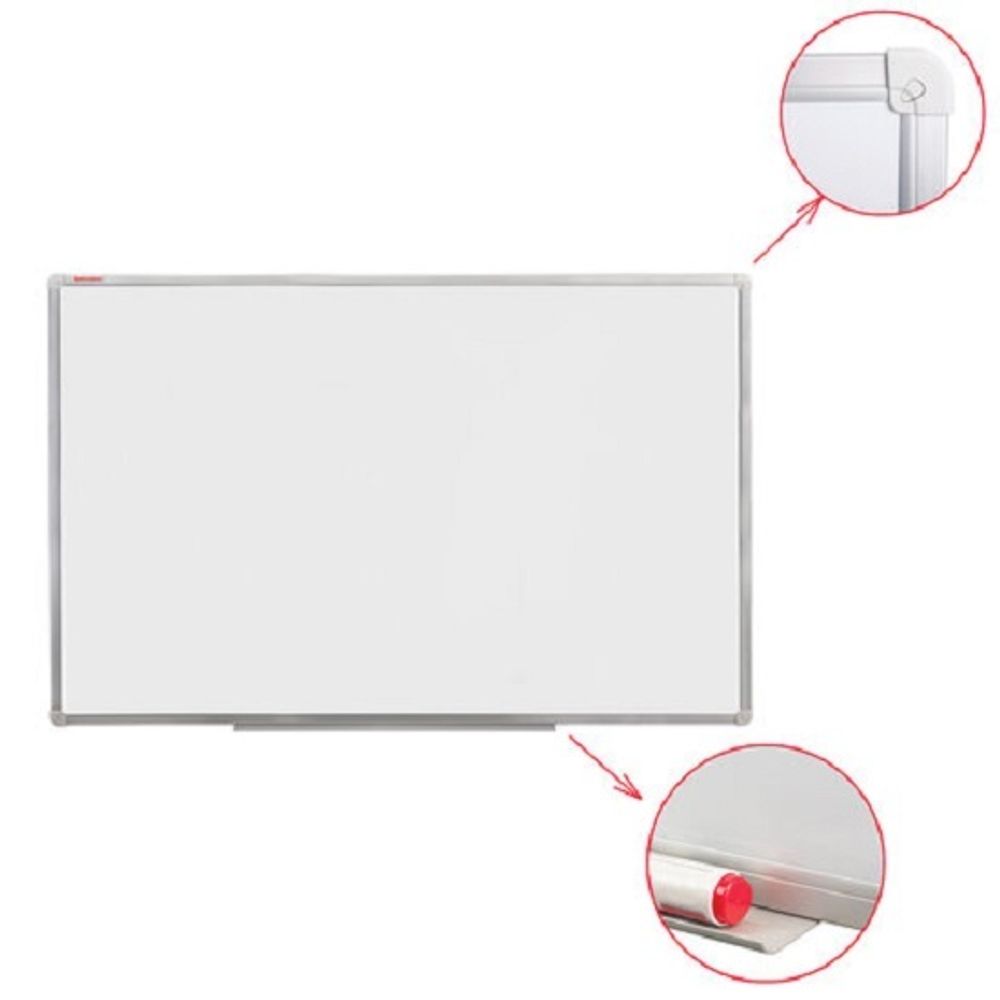 Доска магнитно-маркерная 100*180, Brauberg Стандарт, алюминиевая рамка