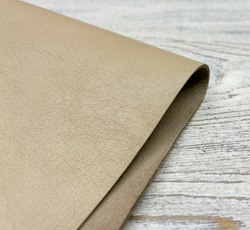 Poncho Lux Lino (1,3-1,5 мм), цв. Бежевый, натуральная кожа козы