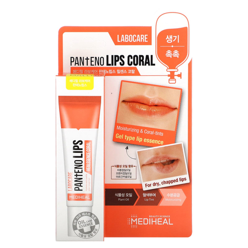 MEDIHEAL, Labocare Pantenolips Healssence Coral, 10 мл