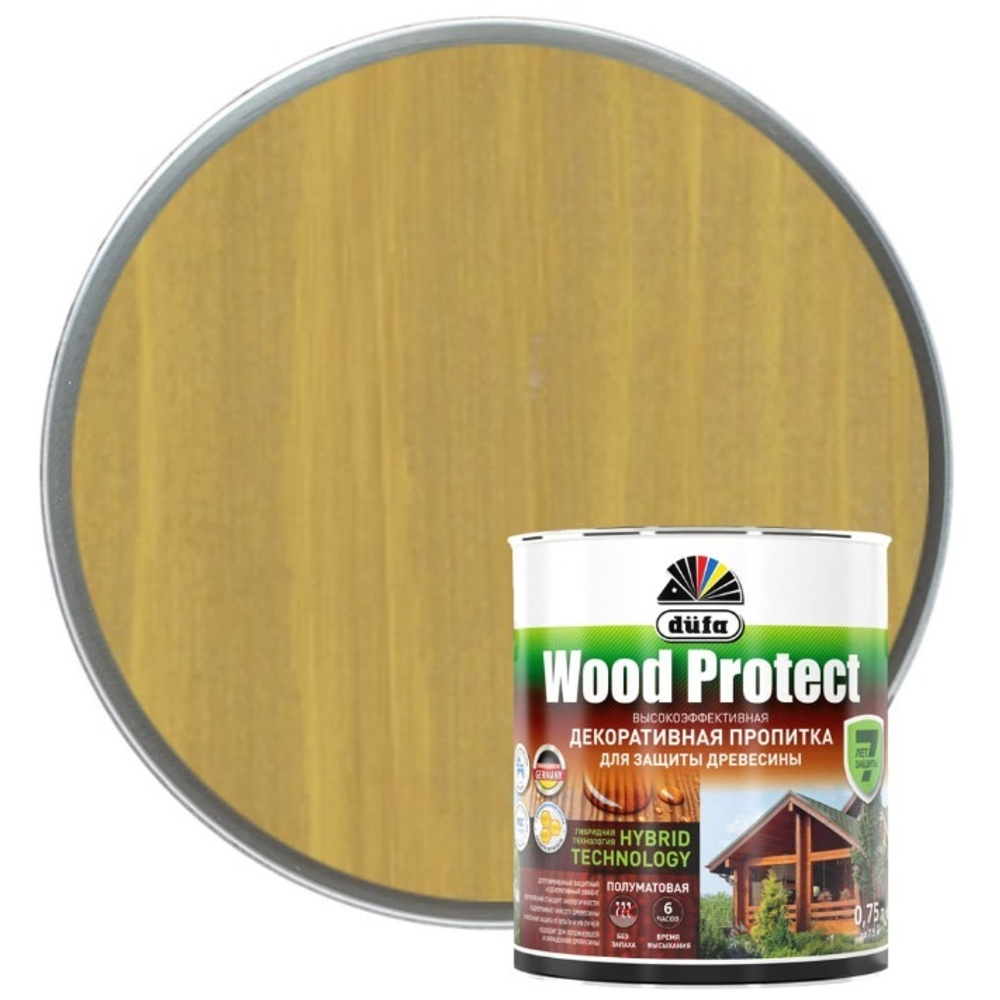 Антисептик Dufa Wood Protect дуб 0,75 л