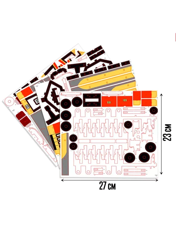 Деревянный конструктор Городской трамвай