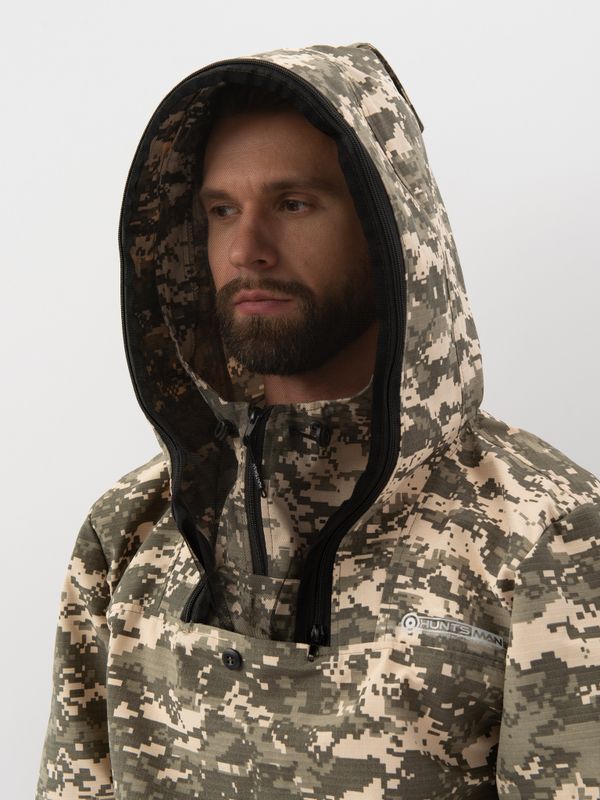 Костюм летний Антигнус-Эконом ткань Смесовая Рип-Стоп цвет 128/2 (светлый пиксель)