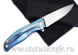 Нож Широгоров Флиппер 95 "Горыныч" Elmax подшипник анодированиефотография - 2