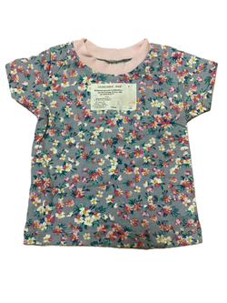 Футболка на девочку из кулирки (100% хлопок) на рост 68 см