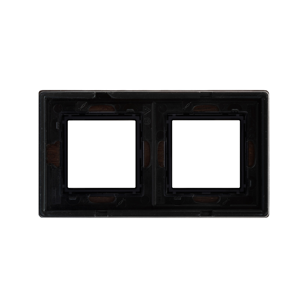 Рамка из натурального дерева, "Avanti", венге, 2 поста (4 мод.)