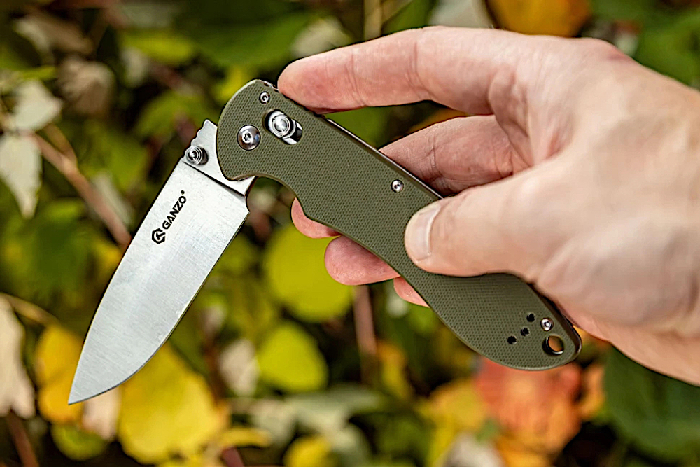 Нож Ganzo G740GR 440C (58 HRC) Чёрный ***