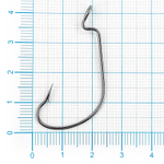 Крючок офсетный Fish Season Worm с большим ухом 3312 BN