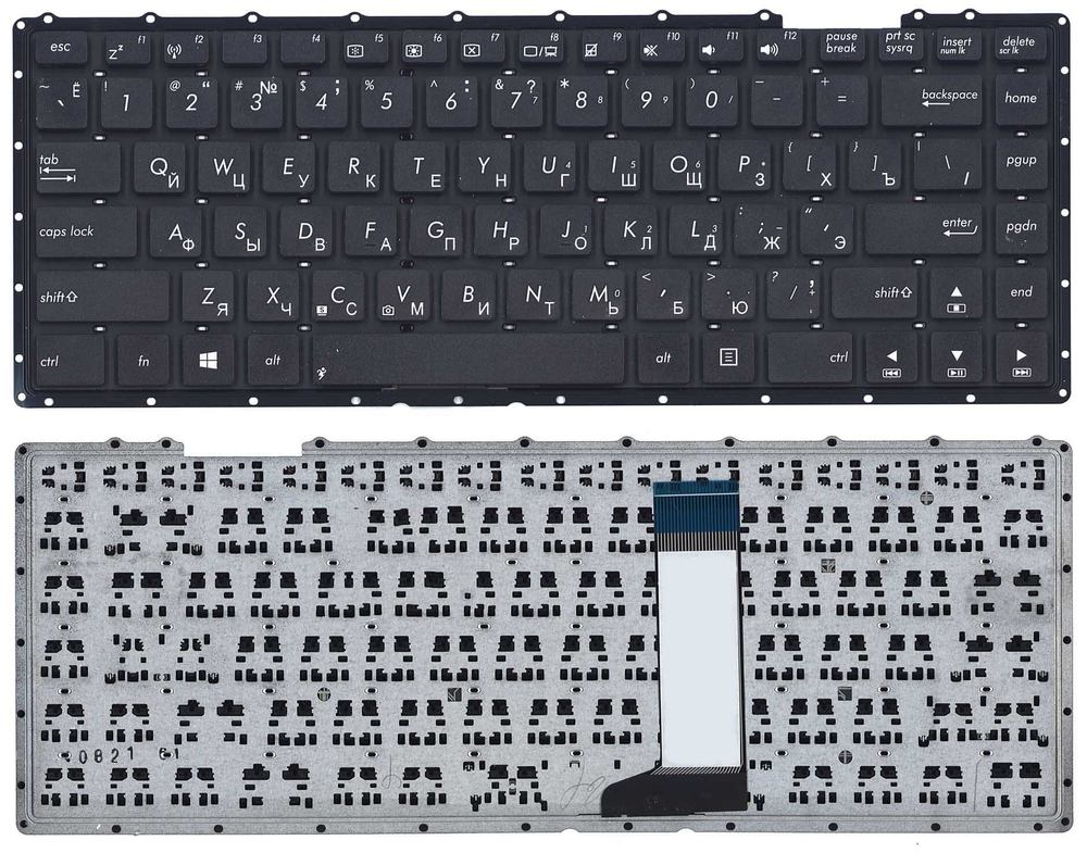 Клавиатура для ноутбука Asus X451 X451CA черная