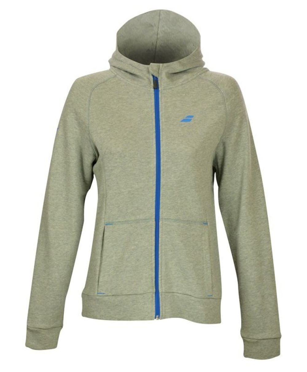 Женская Кофта теннисная Babolat Core Hood Sweat Women - high rise heather
